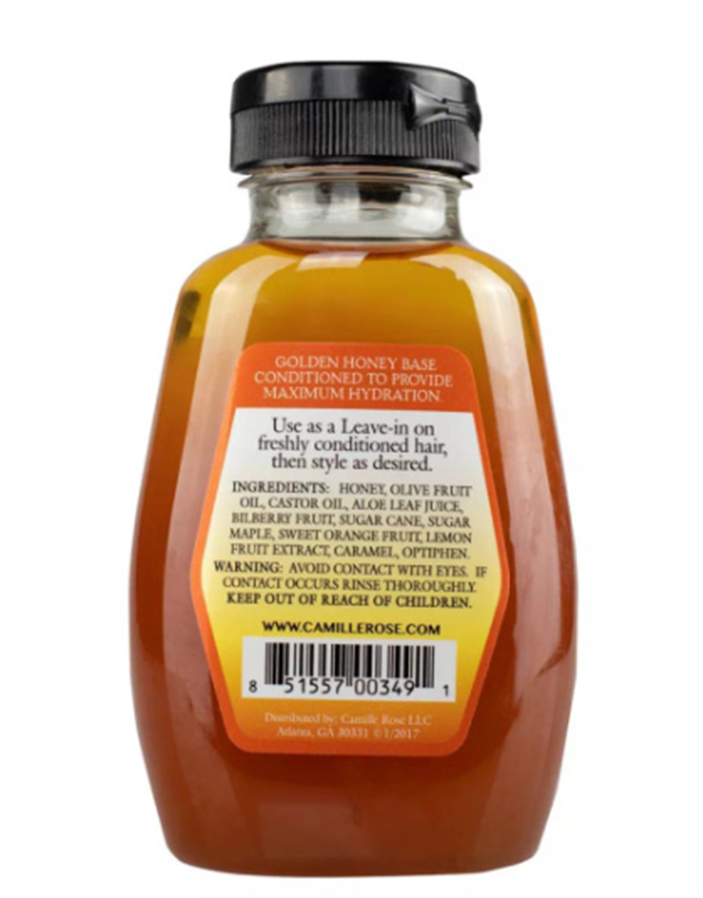 Camille Rose Honey Hydrate Leave-In Collection  9oz.