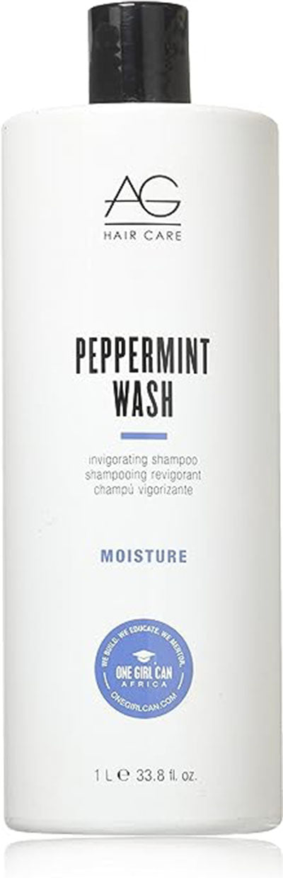 AG Hair Peppermint Wash Liter - 33.8 oz