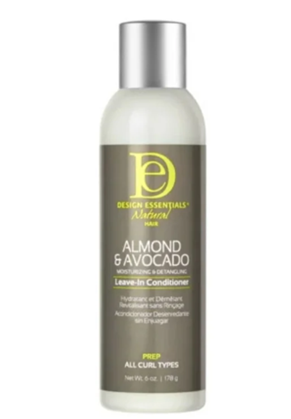 Natural Almond and Avocado Detangling Leave-In Conditioner.