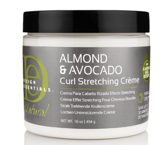 Natural Almond and Avocado Curl Stretch creme 16oz.