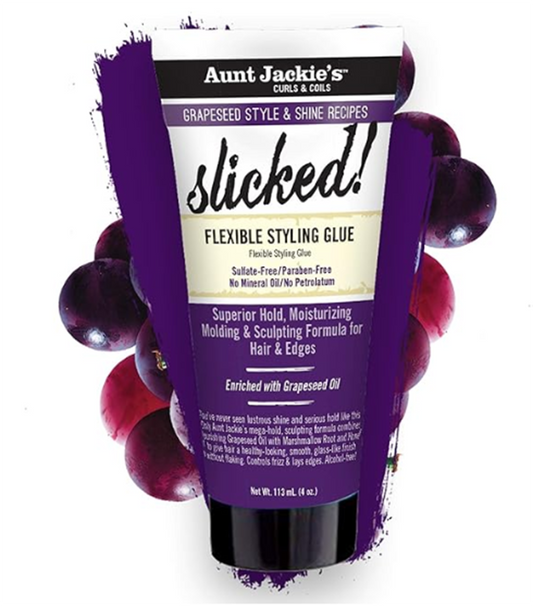 Grapeseed slicked Flexble Styling Glue 4oz.