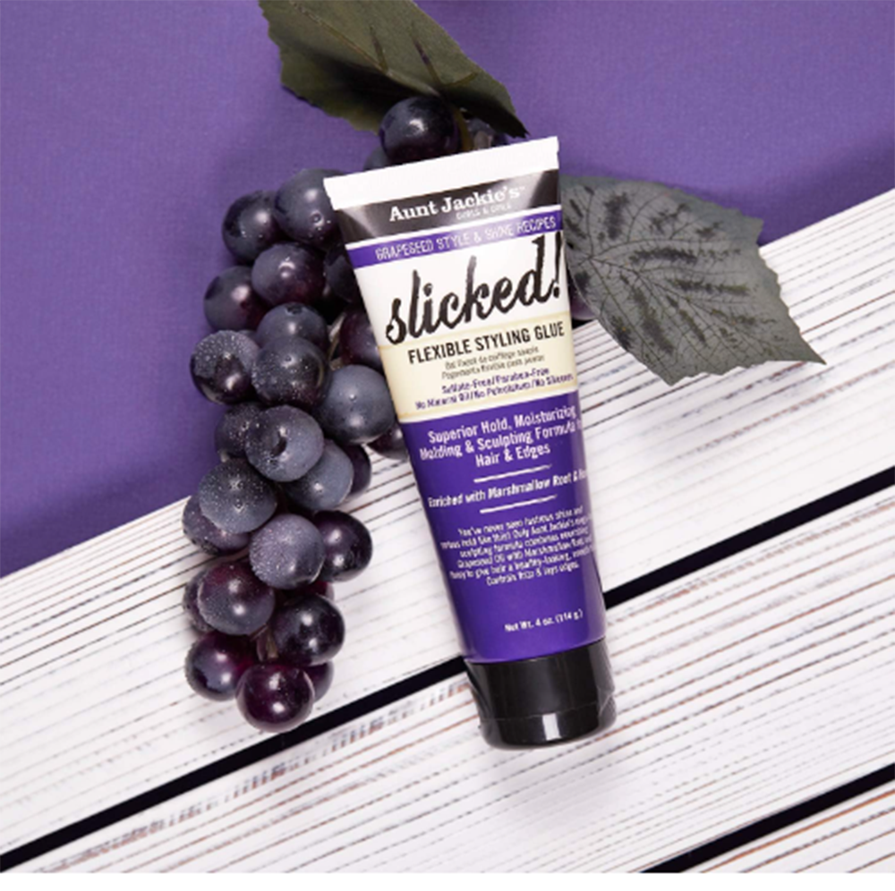 Grapeseed slicked Flexble Styling Glue 4oz.