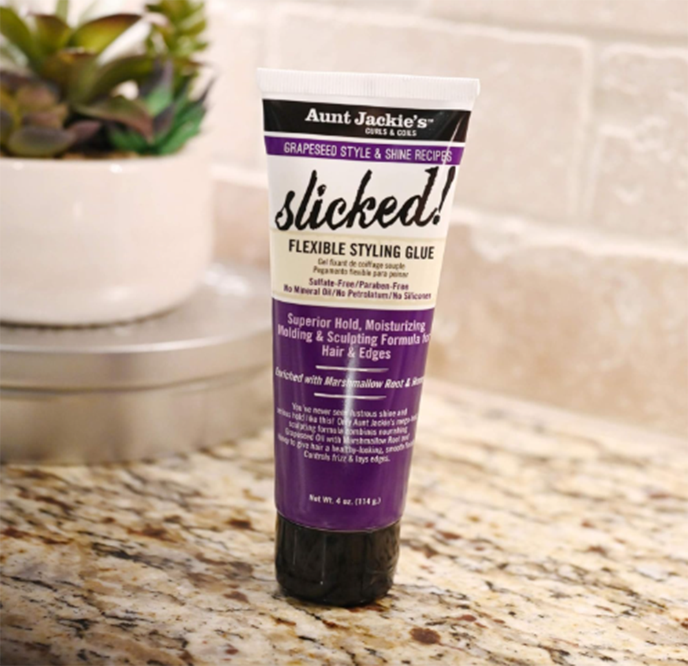 Grapeseed slicked Flexble Styling Glue 4oz.