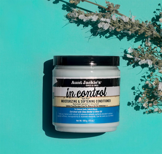 Aunt Jackie's in control 15oz - "Anti-Poof" Moisturizing & Softening Conditioner