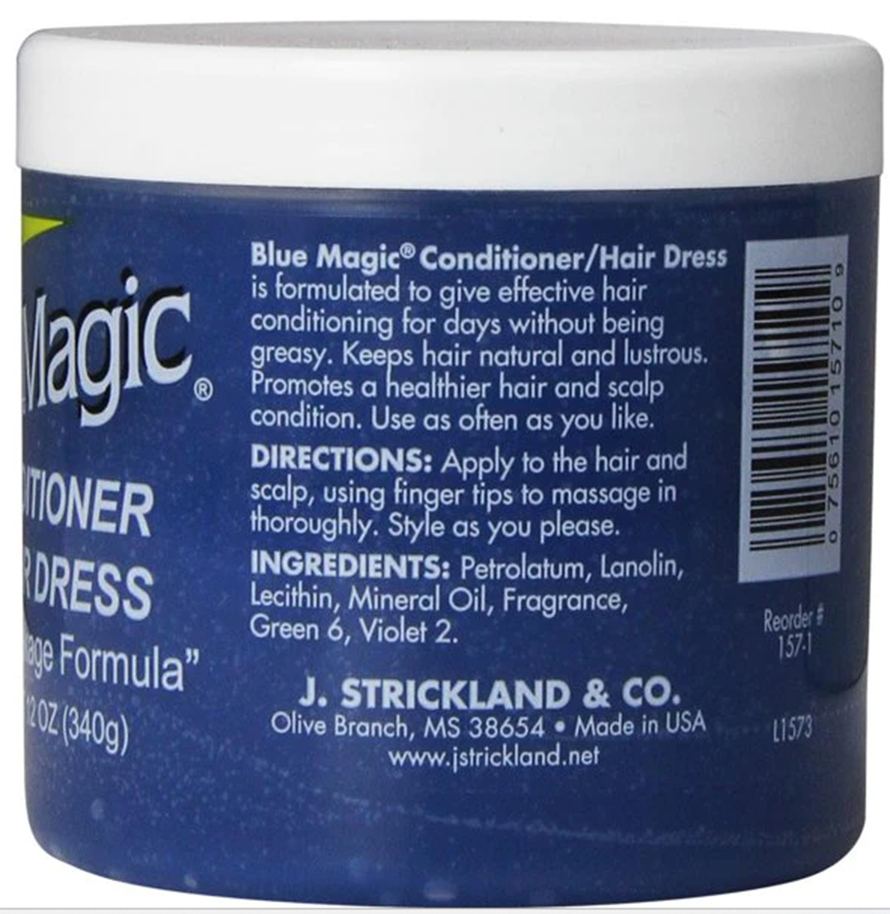 Hair Dress Blue Conditioner & Hair and Scalp  Green Bergamot 12oz.