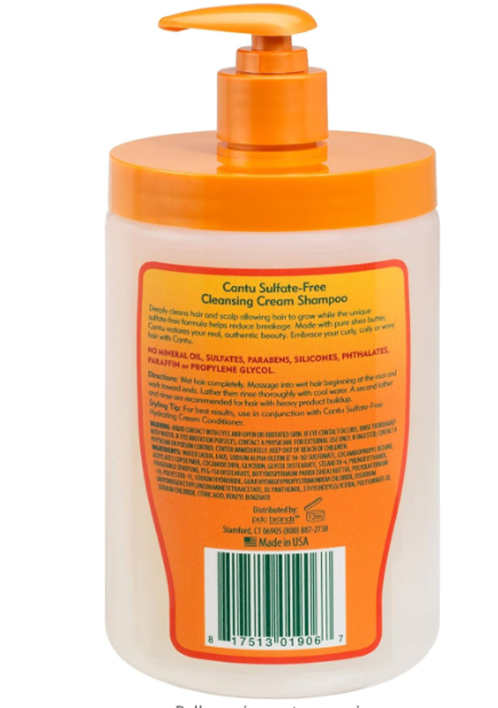 S/B Natural Cleansing Cream Shampoo 25oz.