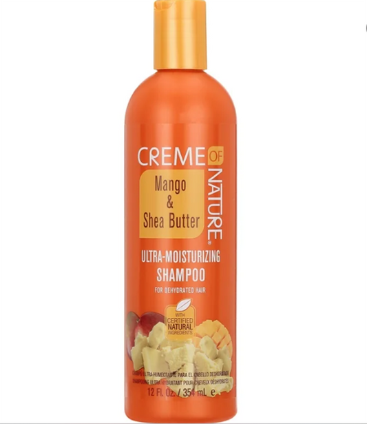 Mango and Shea Butter Shampoo 12oz.