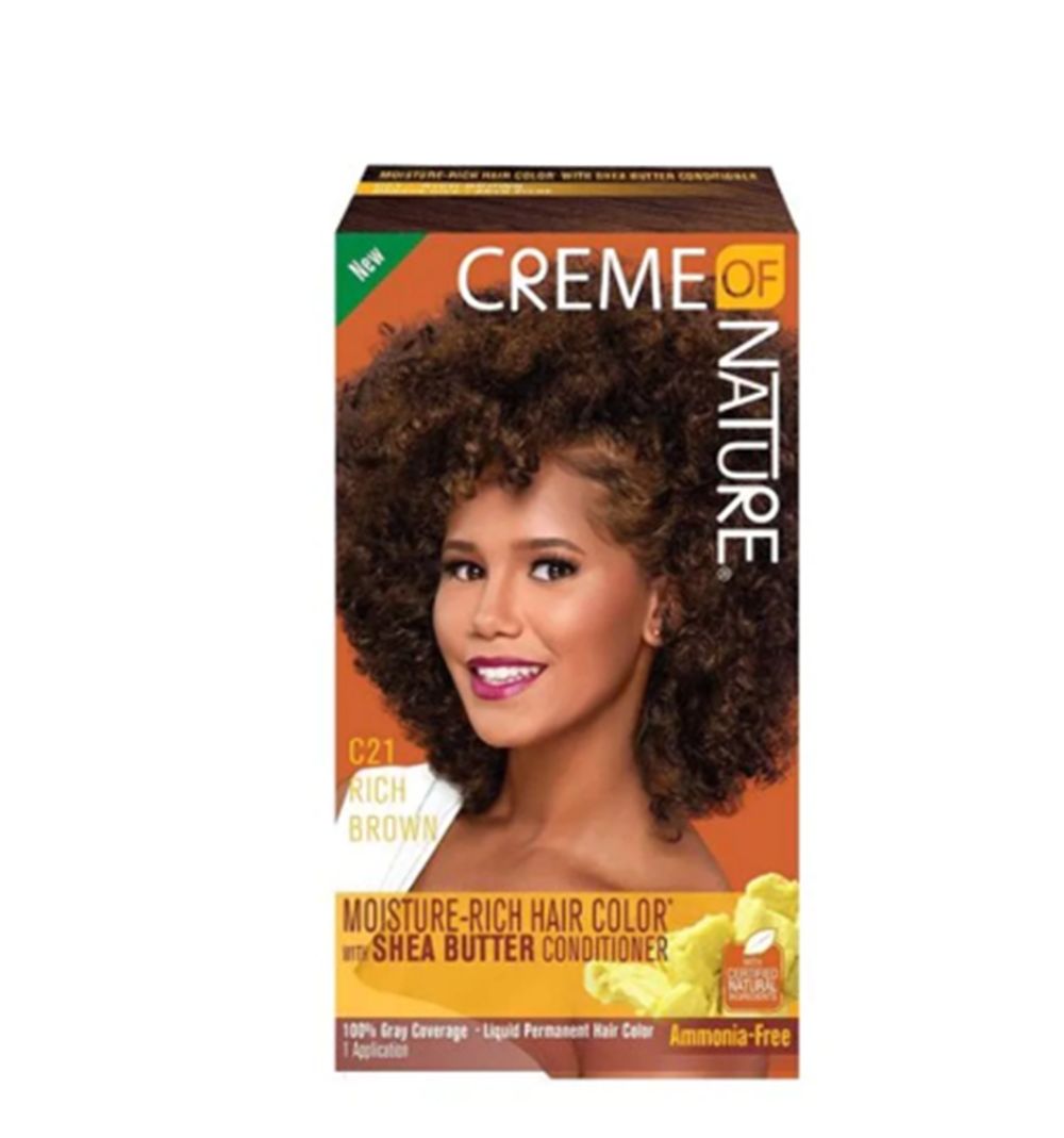 CREME OF NATURE C43 LIGHTEST BLONDE,Rich Brown and Spiced Red.