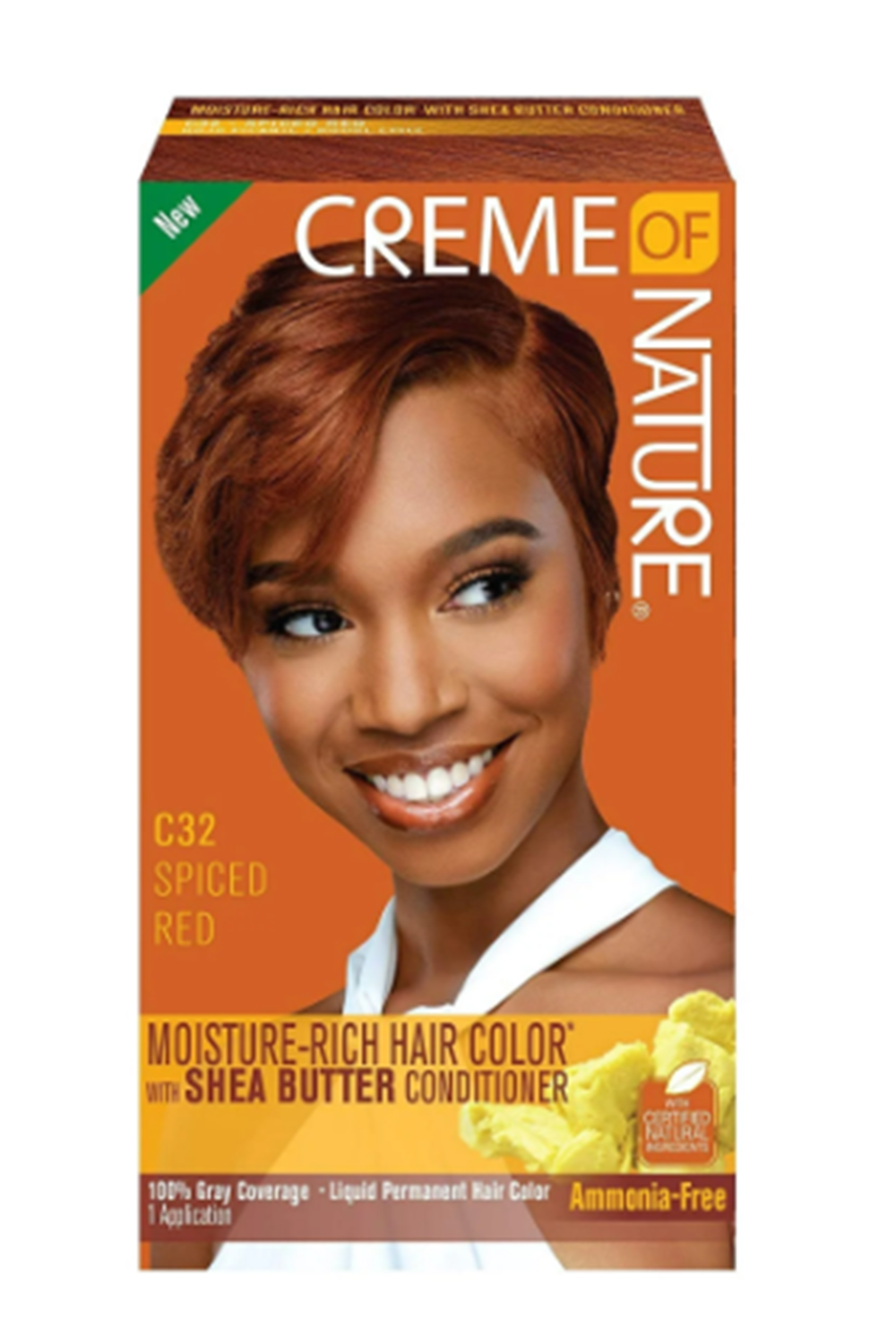 CREME OF NATURE C43 LIGHTEST BLONDE,Rich Brown and Spiced Red.