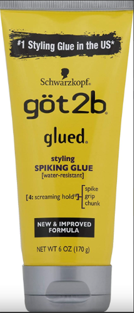 got2b Glued Styling Spiking Glue and Ultra Glued Styling Gel 6 oz