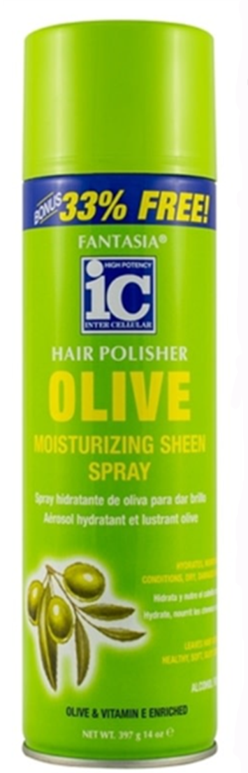 Hair Polisher OLive Sheen Spray 14oz