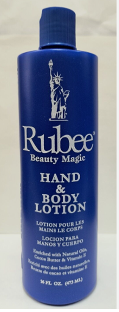 Rubee Beauty Magic Hand & Body Lotion 16 oz