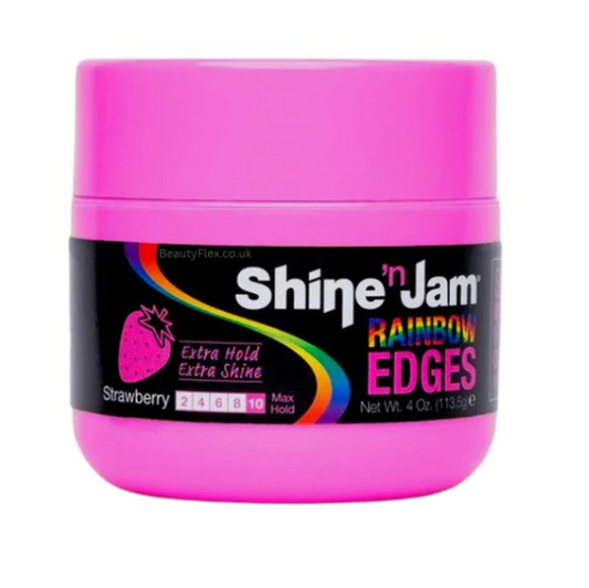 Shine 'n Jam Rainbow Edges - Strawberry, Melon Slice,banana pudding,chery apple 4oz