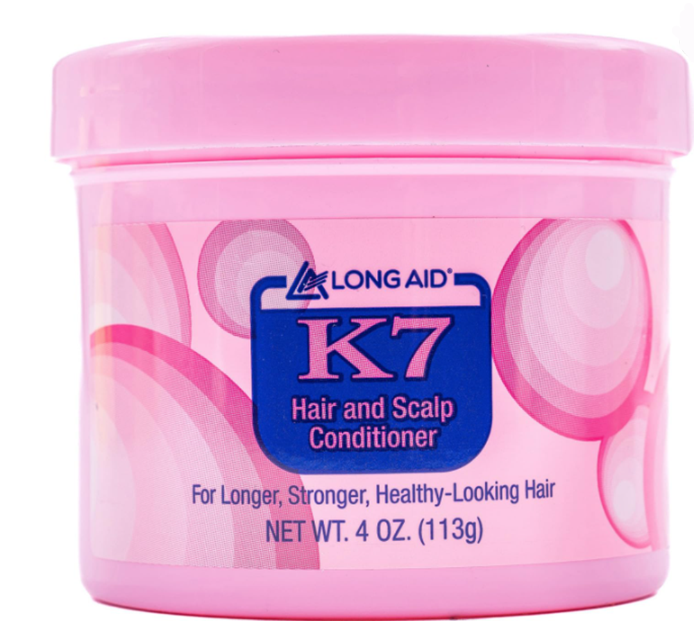 Long Aid k7 hair scalp conditioner 8oz and 4oz